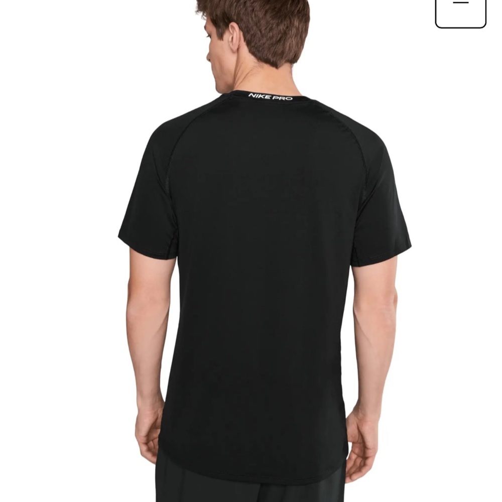 Nike Pro dri-fit slim XL black t-shirt - Picture 2 of 6